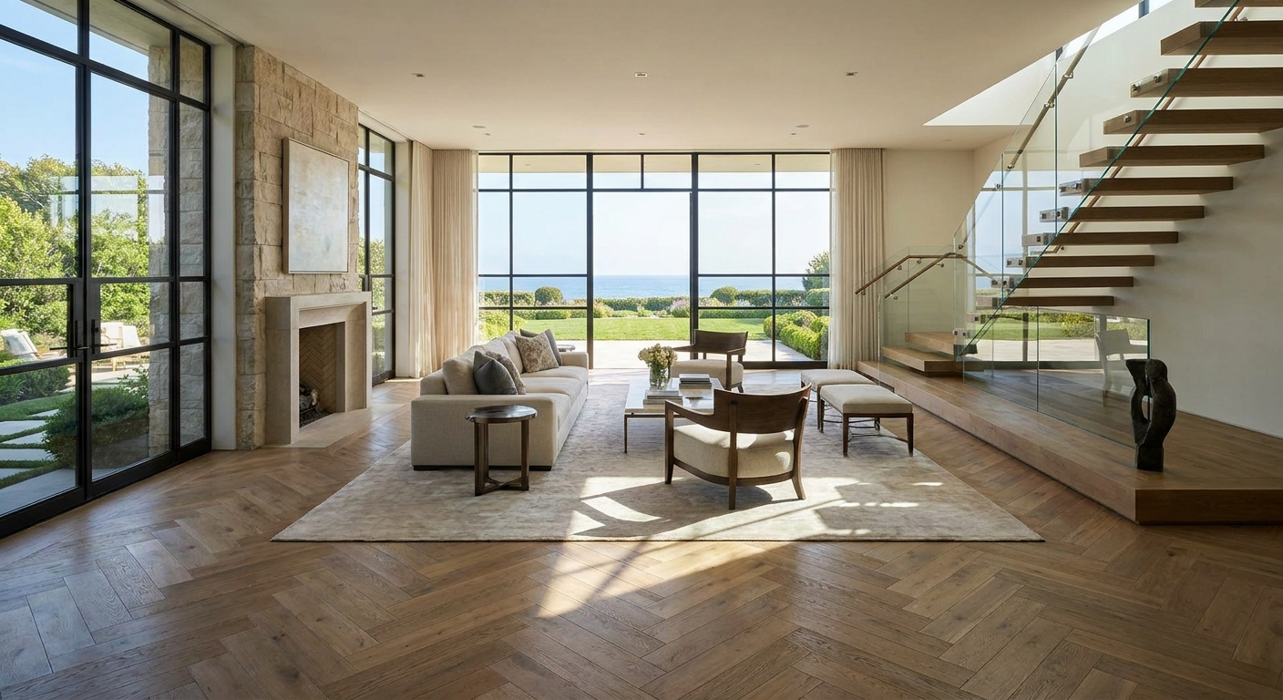 Beautiful Hardwood Flooring Installation in Chesapeake VA