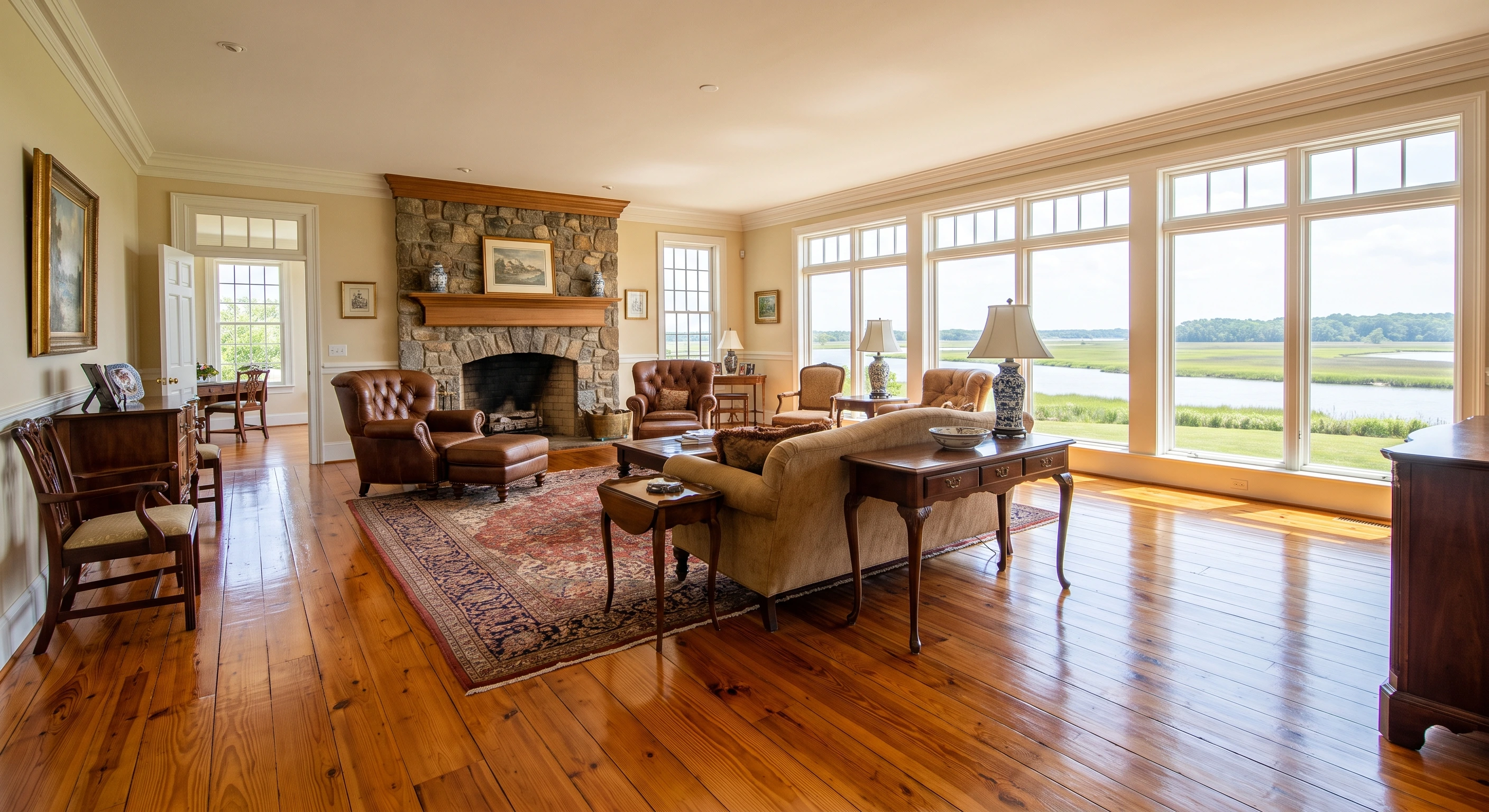 Beautifully restored pine floors in Kilmarnock home