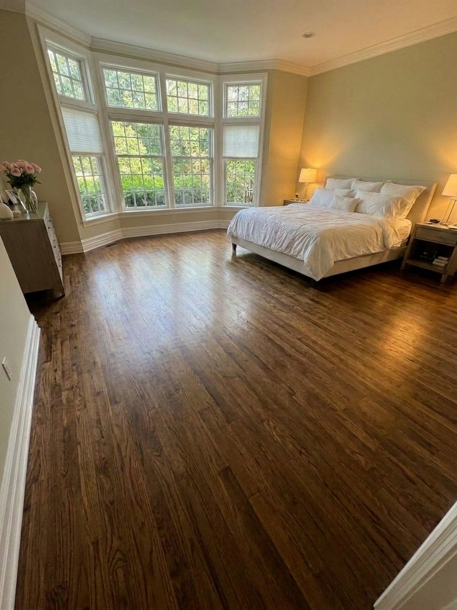 Oak floor restoration