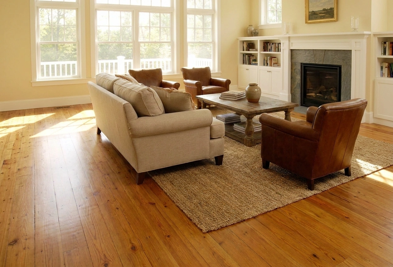 Historic pine refinishing